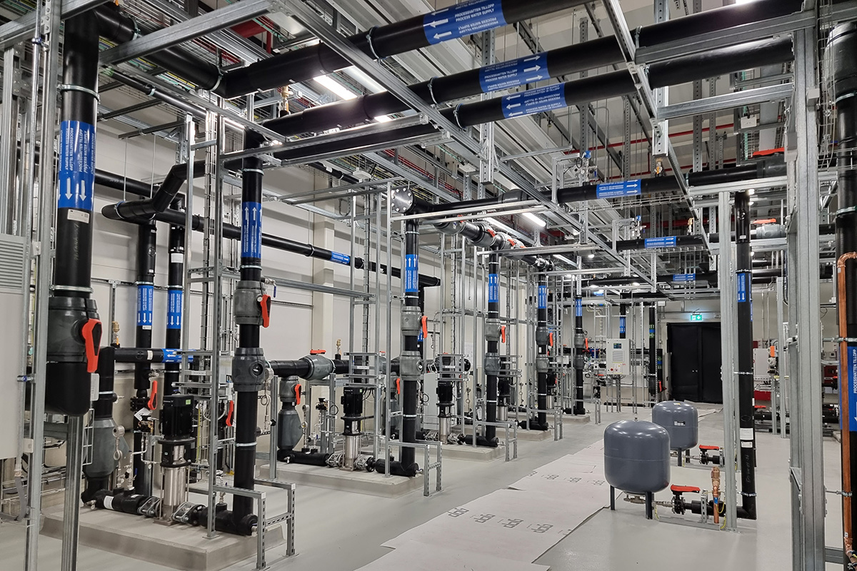 Actual plant room